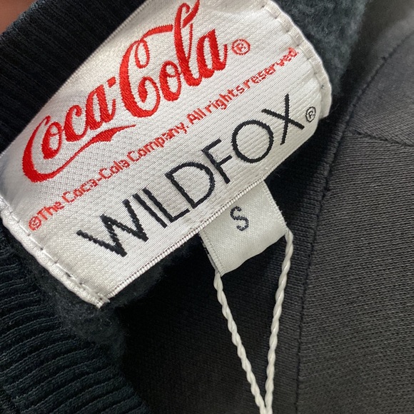 Wildfox Coca-Cola Bears Fifi Jet Black Sweatshirt - Picture 5 of 6
